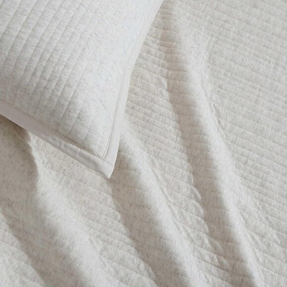 King Duvet Cover Set, Luxuriously Soft Home Decor, Modern Cotton Ribbed Matelass - Picture 2 of 8
